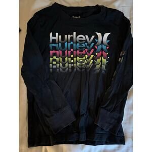 Hurley black shirt size 8-10